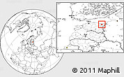 Blank Location Map of Mäetaguse, highlighted parent region, within the entire country