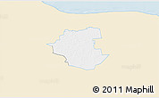 Classic Style 3D Map of Maidla, single color outside