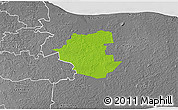 Physical 3D Map of Maidla, desaturated