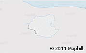 Silver Style 3D Map of Maidla, single color outside