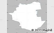 Gray Simple Map of Maidla, single color outside