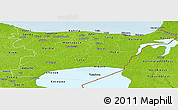 Physical Panoramic Map of Ida-Viru