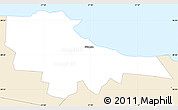 Classic Style Simple Map of Sillamäe