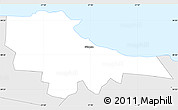 Silver Style Simple Map of Sillamäe