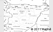 Blank Simple Map of Ida-Viru