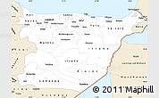 Classic Style Simple Map of Ida-Viru