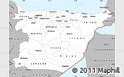 Gray Simple Map of Ida-Viru