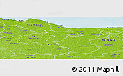Physical Panoramic Map of Sonda