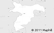 Silver Style Simple Map of Sonda