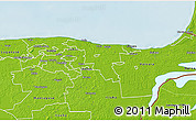 Physical 3D Map of Toila