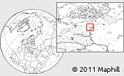 Blank Location Map of Toila