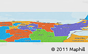 Political Panoramic Map of Toila