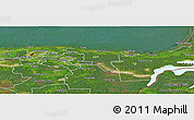Satellite Panoramic Map of Toila