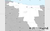 Gray Simple Map of Toila
