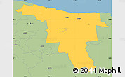 Savanna Style Simple Map of Toila