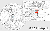 Blank Location Map of Tudulinna, highlighted country, highlighted parent region