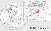 Blank Location Map of Tudulinna, highlighted parent region