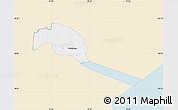 Classic Style Map of Tudulinna, single color outside