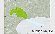 Physical Map of Tudulinna, lighten, semi-desaturated