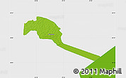 Physical Map of Tudulinna, single color outside