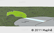 Physical Panoramic Map of Tudulinna, darken, semi-desaturated