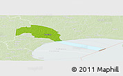 Physical Panoramic Map of Tudulinna, lighten