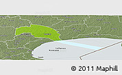 Physical Panoramic Map of Tudulinna, semi-desaturated
