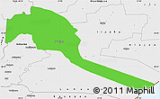 Political Simple Map of Tudulinna, single color outside, borders and labels