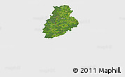 Satellite 3D Map of Järva, single color outside