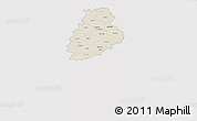 Shaded Relief 3D Map of Järva, single color outside