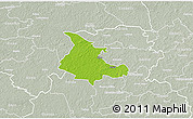 Physical 3D Map of Albu, lighten, semi-desaturated