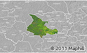 Satellite 3D Map of Albu, lighten, desaturated