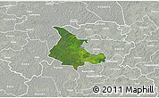 Satellite 3D Map of Albu, lighten, semi-desaturated