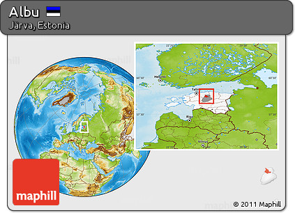 Physical Location Map of Albu, highlighted country, highlighted parent region