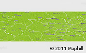 Physical Panoramic Map of Albu