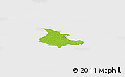 Physical Panoramic Map of Albu, single color outside