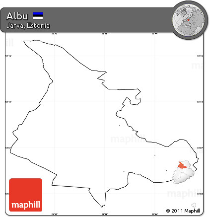 Blank Simple Map of Albu, cropped outside, no labels