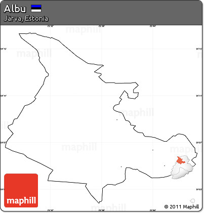 Blank Simple Map of Albu, cropped outside, no labels