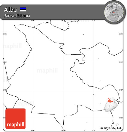 Blank Simple Map of Albu, no labels