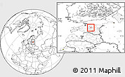Blank Location Map of Kareda, highlighted parent region