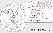 Blank Location Map of Kareda
