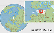 Savanna Style Location Map of Kareda, highlighted country, highlighted parent region, within the entire country