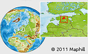 Physical Location Map of Järva