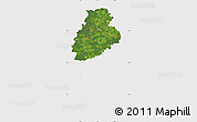 Satellite Map of Järva, single color outside