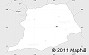 Silver Style Simple Map of Oisu