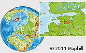 Physical Location Map of Oru vald, within the entire country