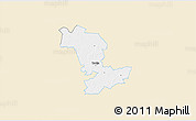 Classic Style 3D Map of Paide, single color outside