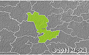 Physical 3D Map of Paide, desaturated