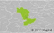 Physical 3D Map of Paide, lighten, desaturated