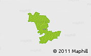 Physical 3D Map of Paide, single color outside